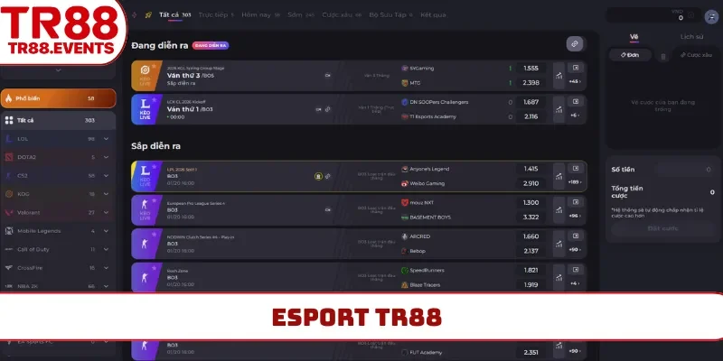 esport tr88